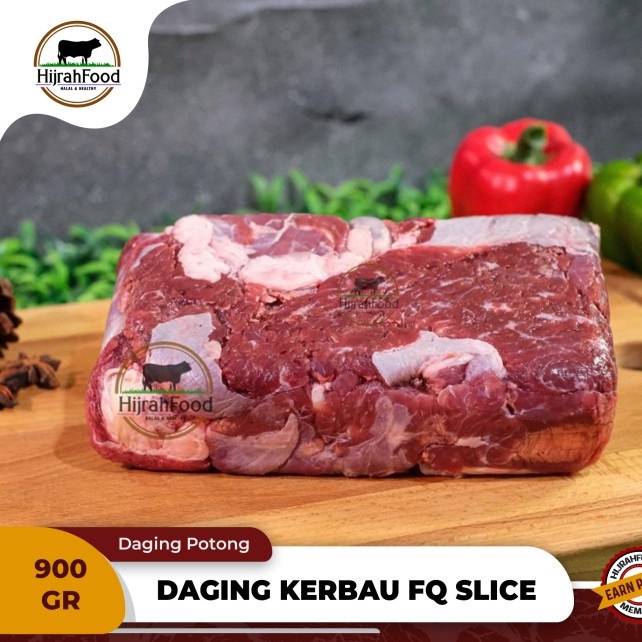 Hijrahfood Daging Kerbau Boneless Tanpa Tulang Import | B11 FQ Slice - 900 gr