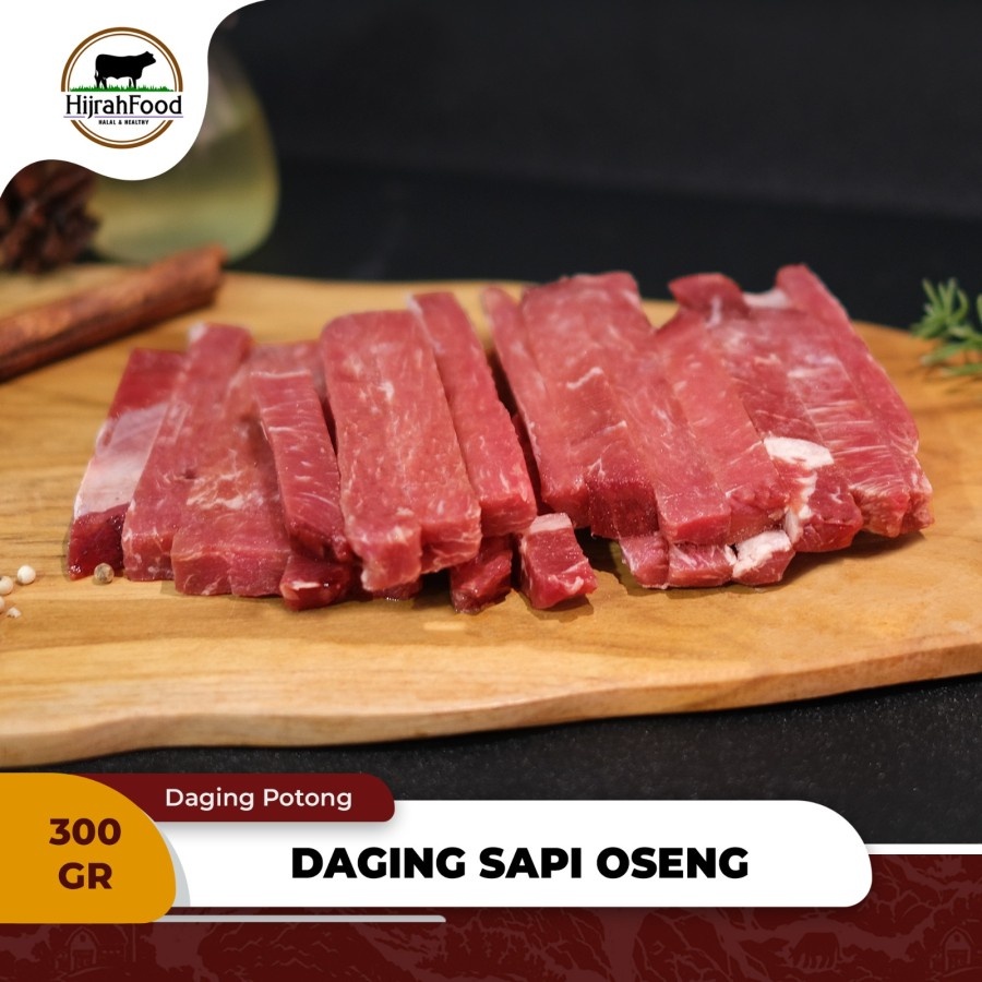 

Hijrahfood Beef Strips Stir Fry Lean | Daging Sapi Potong Tumis / Teriyaki - 300gr