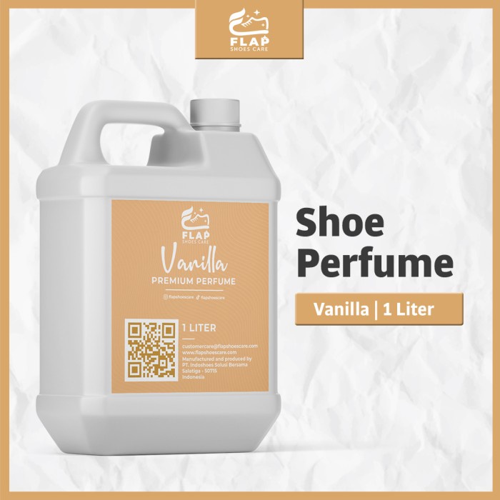 Termurah Flap Shoes Care Parfum Sepatu Anti Bau Dan Bakteri Vanilla 1 Liter