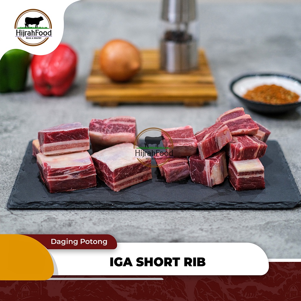 

Hijrahfood Daging Iga Sapi | Beef Short Ribs / Shortrib AUS (Pilih Potongan)