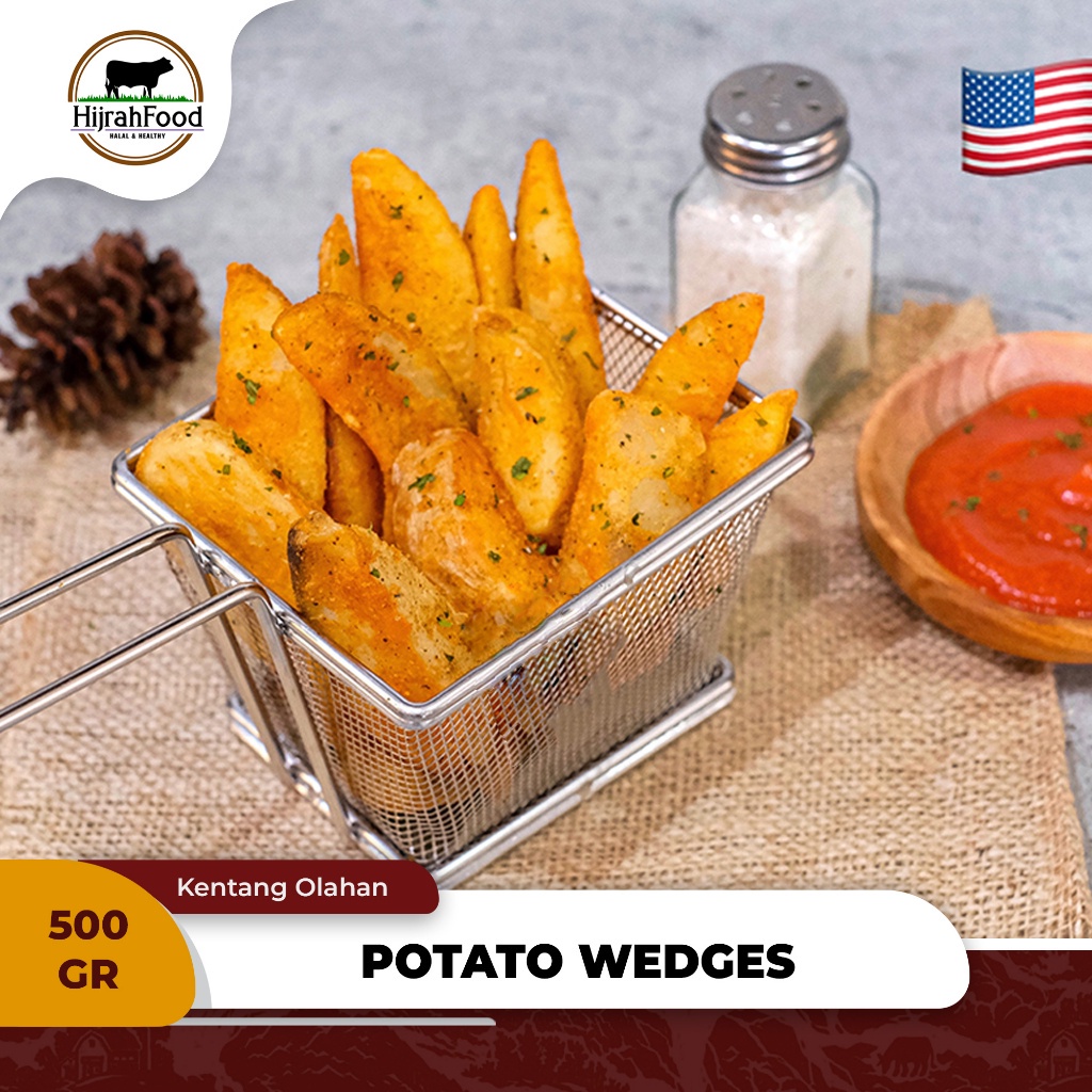 

Kentang Wedges Berbumbu / Potato Wedges Seasoned USA