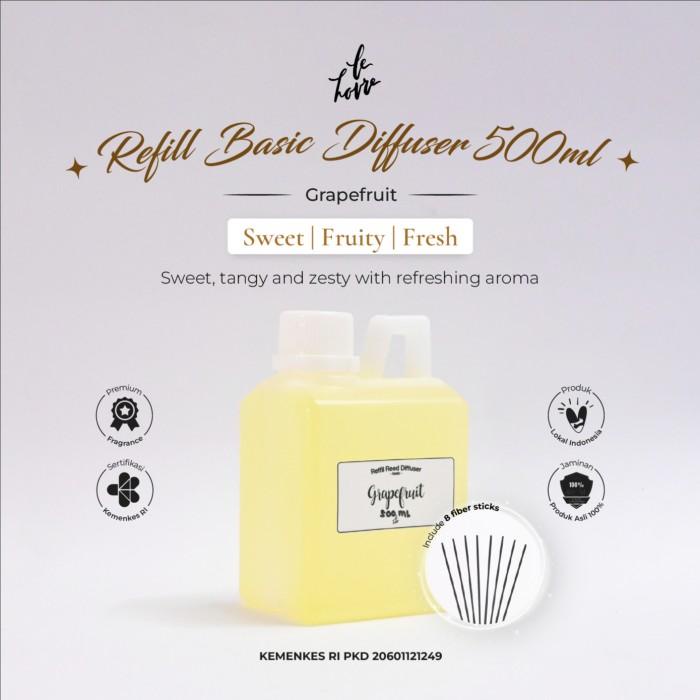 LE HAVRE - REFILL BASIC DIFFUSER 500ML (ISI ULANG REED DIFFUSER)
