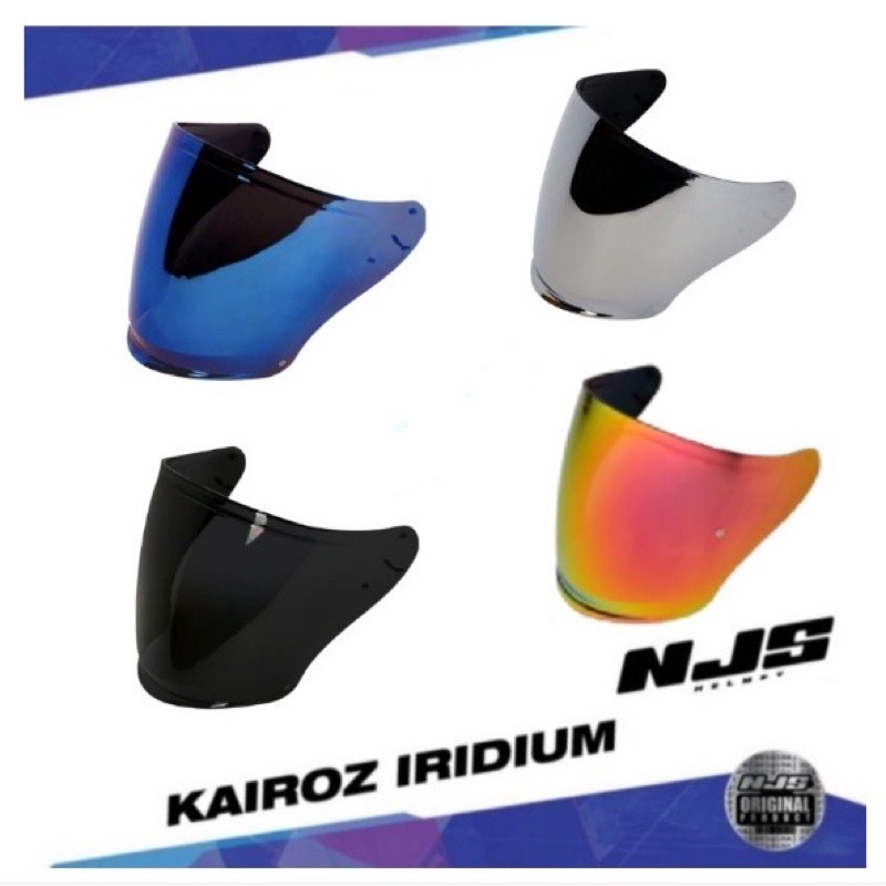 VISOR ORI HELM NJS KAIROZ / KACA NJS KAIROZ V1