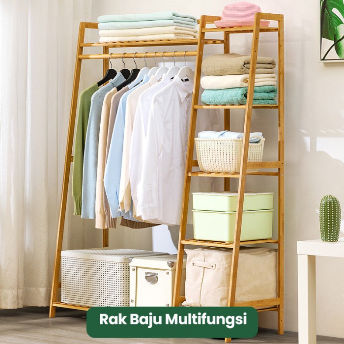 Muzy Rak Baju Celana Serbaguna Lemari Pakaian Praktis HSH202