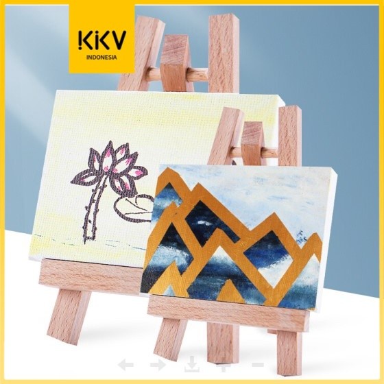 

Baru Kkv-MontmarteMea0019 Mini Easel With Canvas / Canvas Lukis Mini Diy