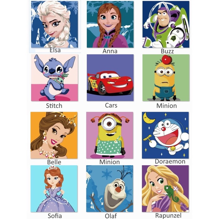 

Termurah Canvas Painting With Number, Mewarnai Kanvas Princess Elsa