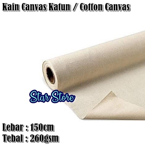 

Terbaru Kain Kanvas Katun / Cotton Canvas / Bahan Kanvas Lukis / Tirai Kanvas