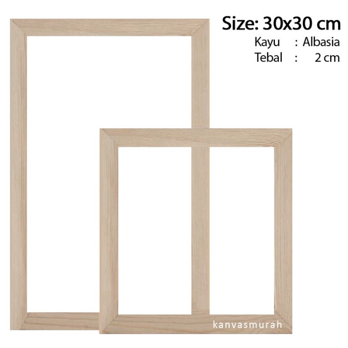 

Termurah Spanram 30X30 Cm Span Ram Kayu Frame 30X30Cm