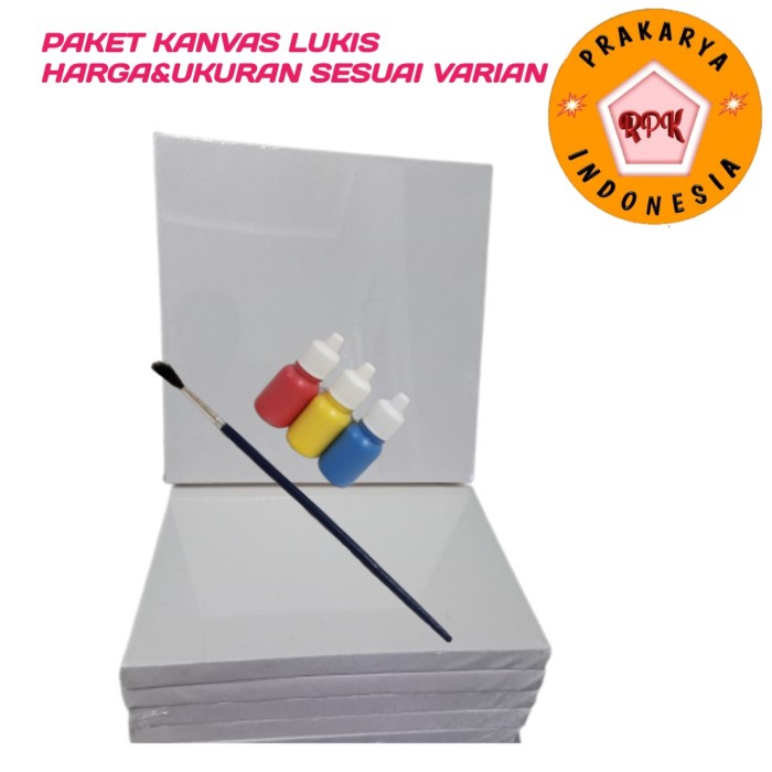 

Termurah Paket Kanvas Lukis 30X40