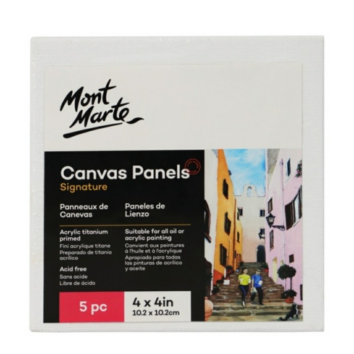 

Termurah Mont Marte Signature Canvas Panel 5 Pcs - 10.2 X 10.2 Cm