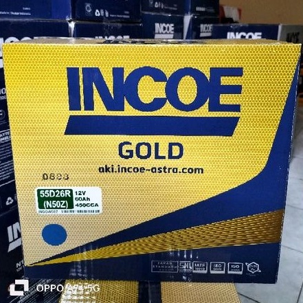 AKI INCOE GOLD N50Z / 55D26R 12V-60AH
