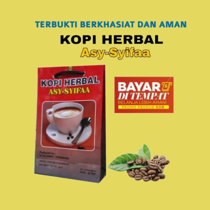 

Mantap Populer Kopi Asyifa Isi 2 Bungkus Original | Kopi Herbal Asy Syifa Bergaransi