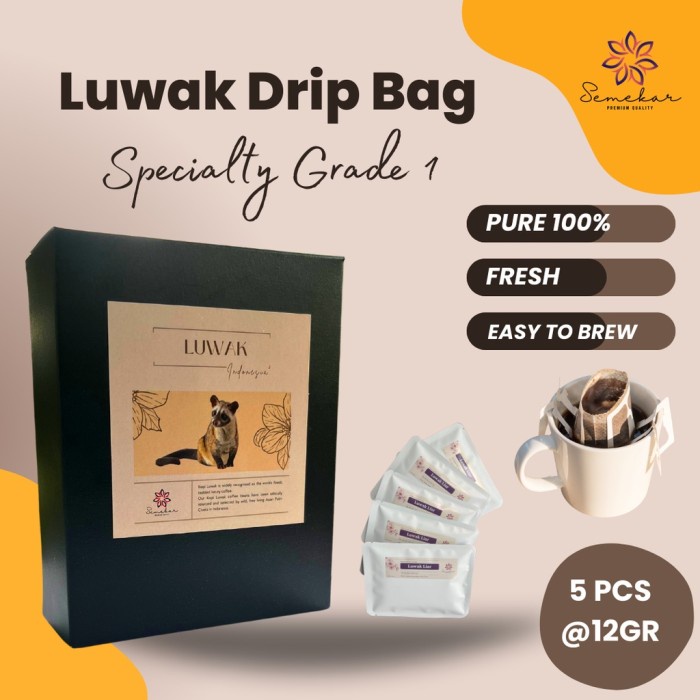 

Terlaris Luwak Coffee Drip Bag Box Arabica Specialty Kopi Filter | Hampers Kado Hot Sale