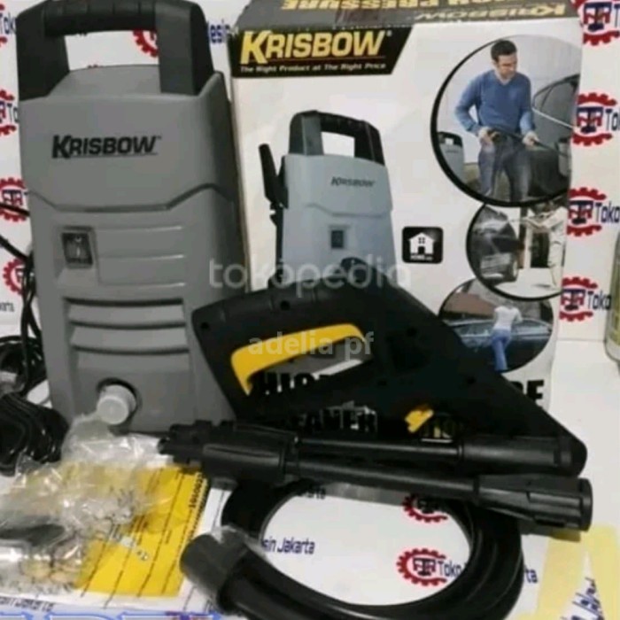 KRISBOW JET CLEANER HIGH PRESSURE 90 BAR/ Mesin Cuci Steam Mobil&Motor