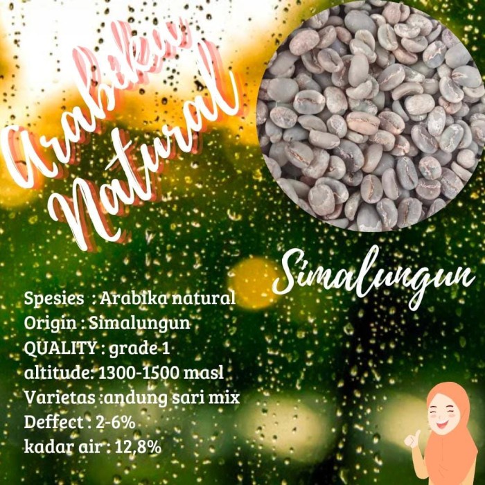 

Hari Ini Green Bean/Biji Kopi Arabica Natural Simalungun 1 Kg Gilaa!!!
