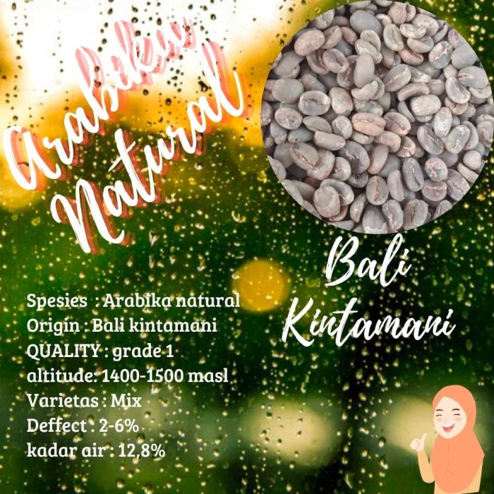 

Promo Bulan Ini Greenbean/Biji Kopi Arabika Natural Bali Kintamani 1Kg Hemat