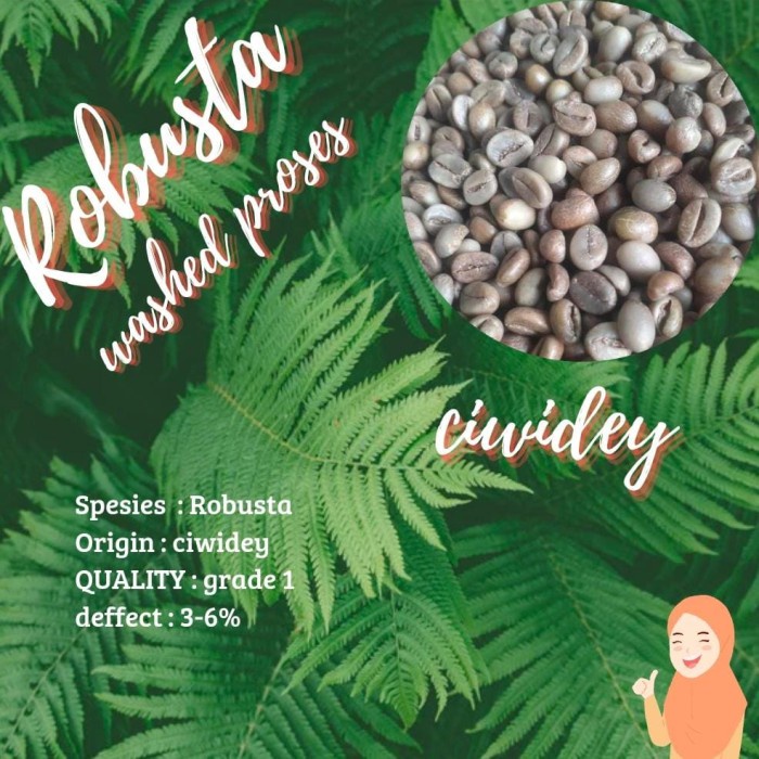 

Lucu Greenbean / Biji Kopi Robusta Ciwidey 1 Kg Terlaris