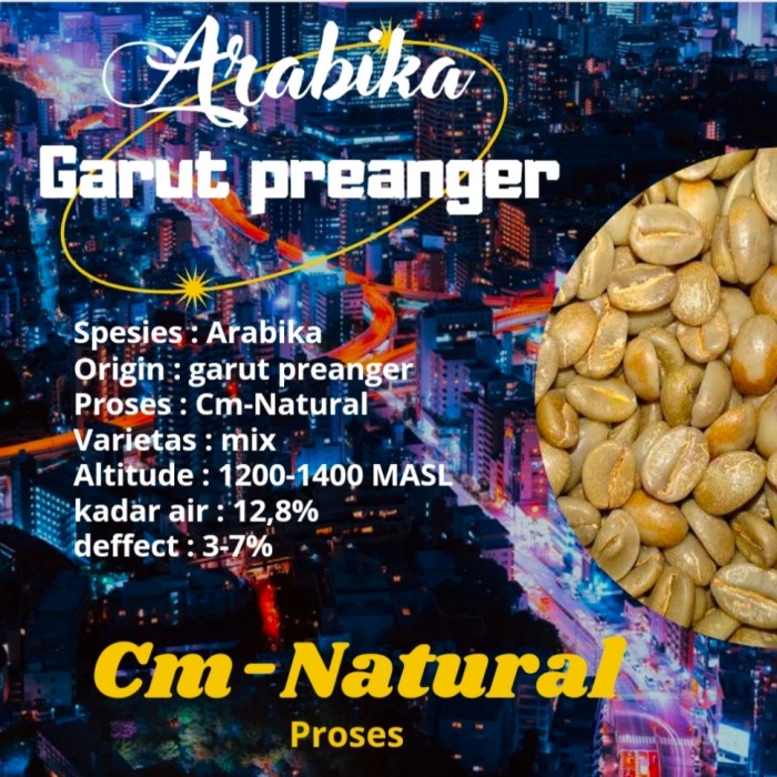 

Berkualitas Green Bean / Biji Kopi Arabika Garut Paranger - Cm Natural Murah
