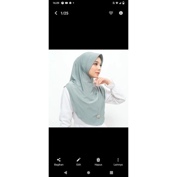 Hijab Bergo Kanaya Jersey premium