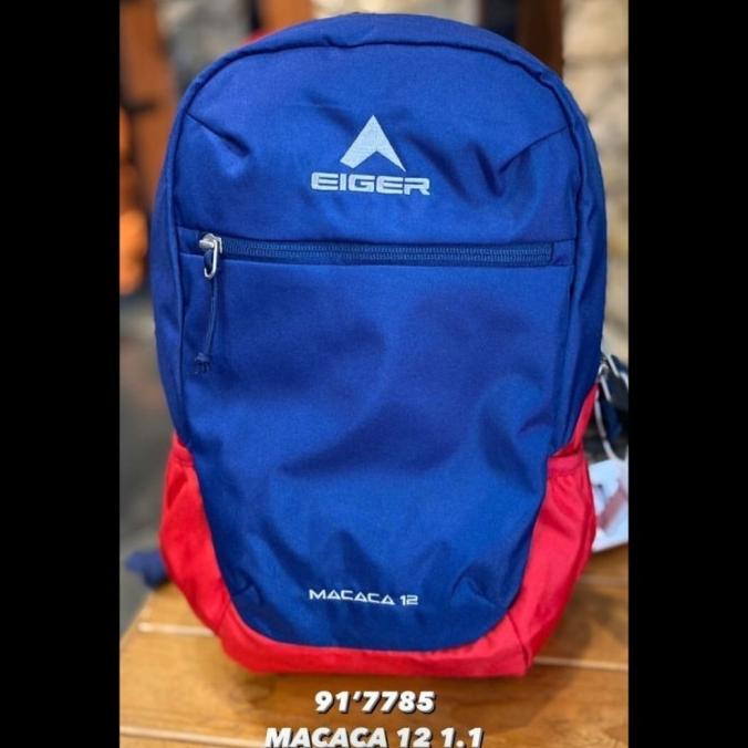 TERLARIS Tas Eiger Macaca 12L Backpack Bag Navy 91000 5050 Original