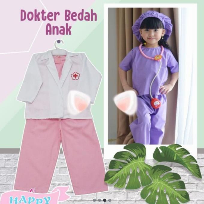 baju dokter bedah anak perempuan kostum dokter anak baju profesi