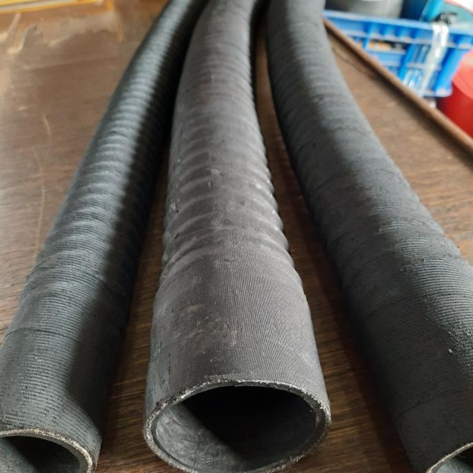 Flexible Selang Karet Hose Knalpot tahan panas Rubber kanvas 5inci