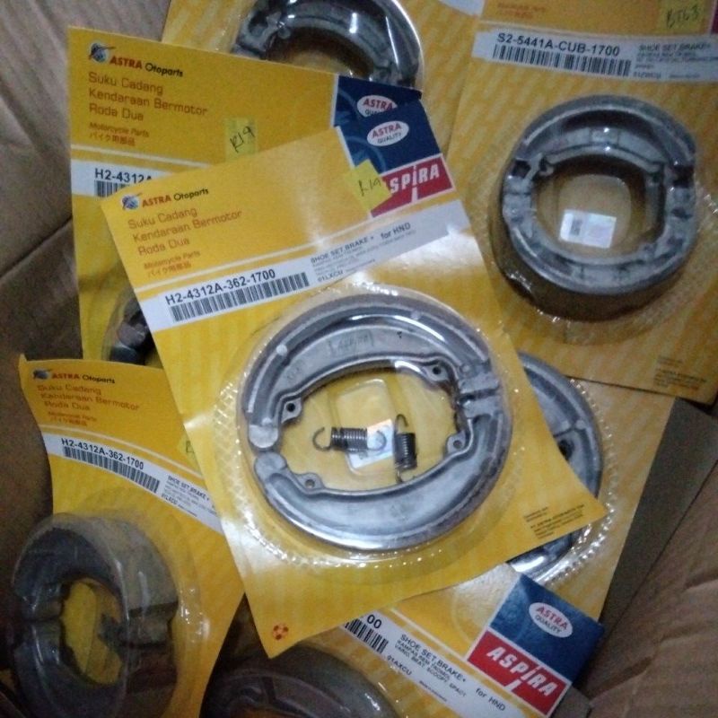 KAMPAS REM ASPIRA TROMOL PIRODO BELAKANG (PILIH TIPE) KANVAS ALL MOTOR BEAT VARIO SCOOPY MIO VEGA JU