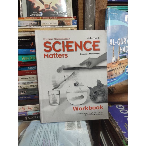 lower secondary science matters. volume A. workbook. marshall Cavendish
