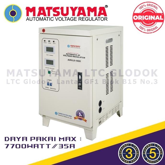 Stabilizer Listrik Stavolt Voltage Regulator Matsuyama 10000 Watt