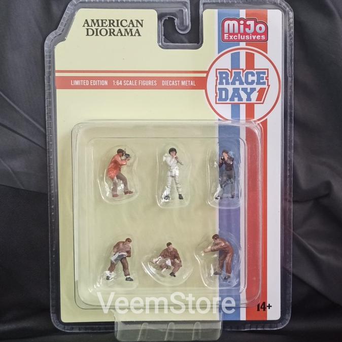 Figure 1:64 American Diorama Race Day Mijo [Diecast]
