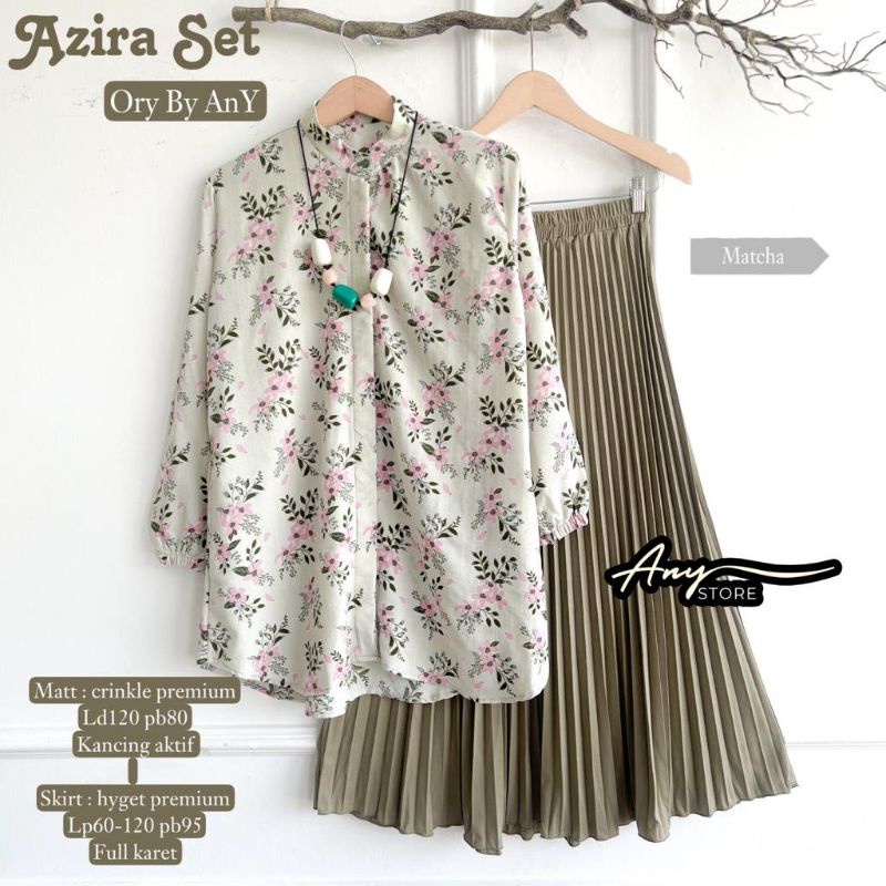 [Bisa COD✔️] Azira Set ORI by ANYstore