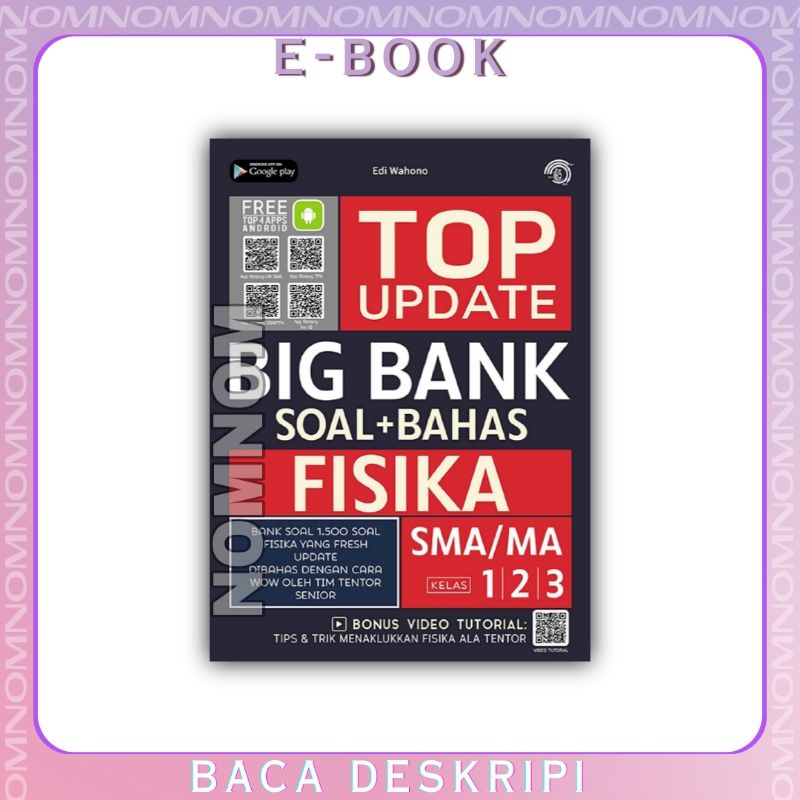 

TOP UPDATE BIG BANK SOAL + PEMBAHASAN FISIKA UNTUK SMA/MA 1, 2 , 3