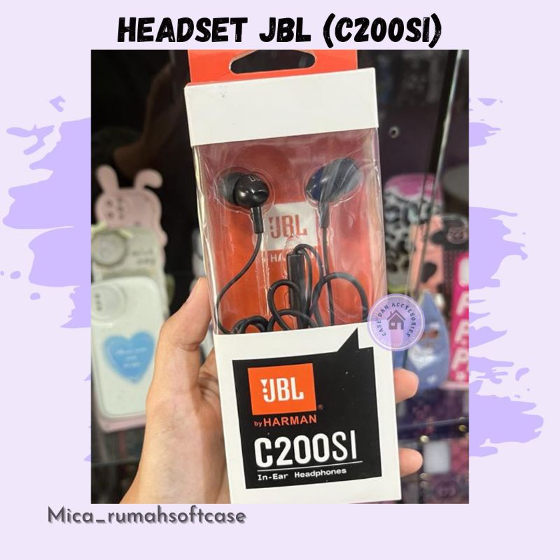 HEADSHET KABEL FULL BASS FOR ANDROID JBL C200SI
