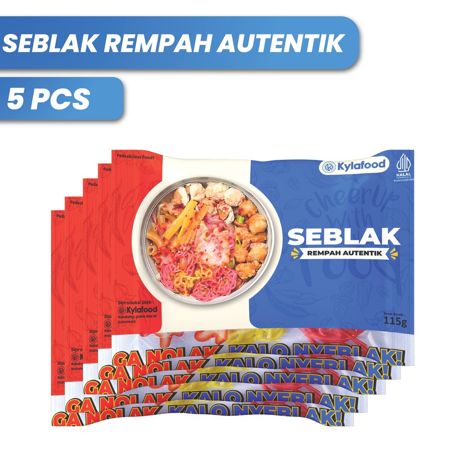 

KMXX2469 『Perdana』 Kylafood Paket isi 5 Seblak Rempah Autentik