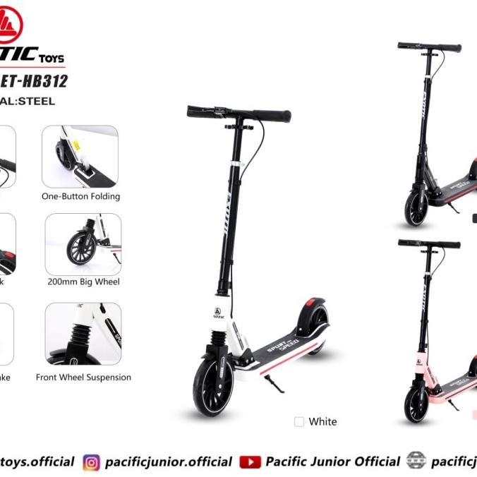 SCOOTER / SKUTER / OTOPED LIPAT DEWASA DAN ANAK RODA BESAR