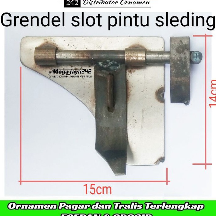 ✤Grosir✤ slot atau grendel kunci pintu sliding pintu garasi gembok pintu gerbang