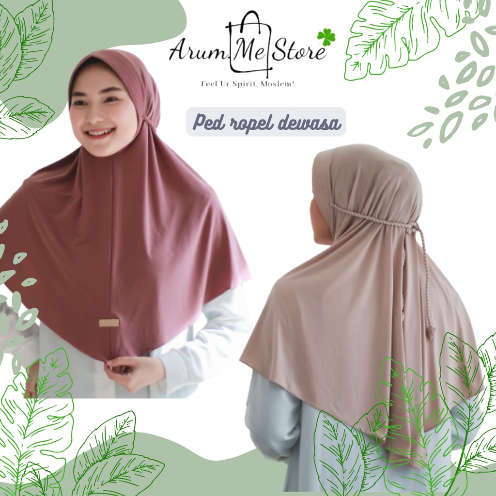 ORI HUSNA bergo ped ropel standar dewasa by sugih jaya jersey premium