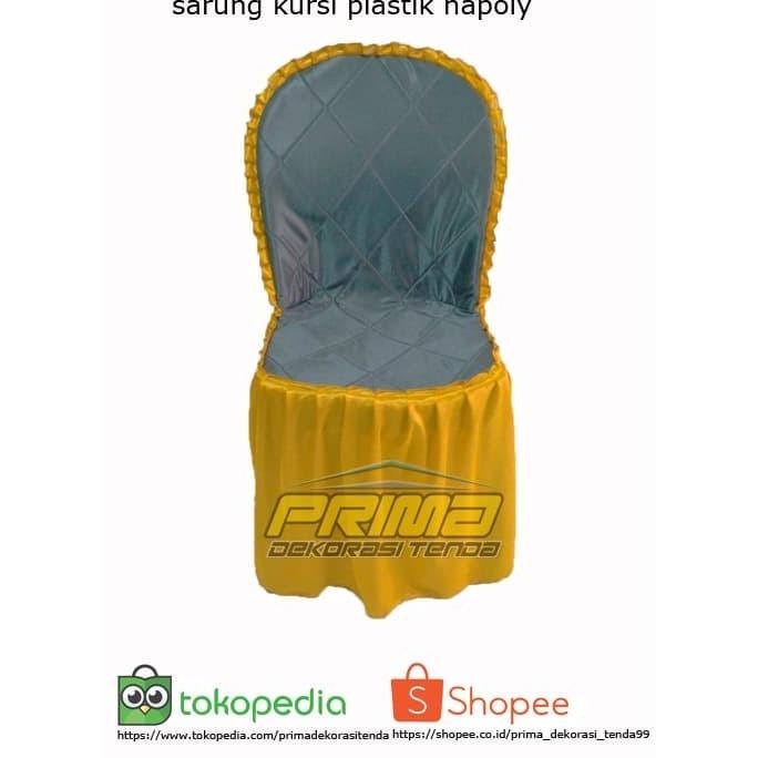 New Sarung Cover Kursi Plastik Napolly 101 209 102 - Prima Dekorasi Tenda