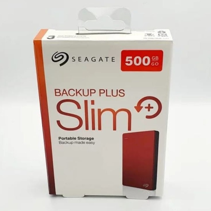 Best Seller Hardisk Eksternal 500GB Seagate Backup Plus Slim USB 3.0 Baru. Hardisk Eksternal 500GB F