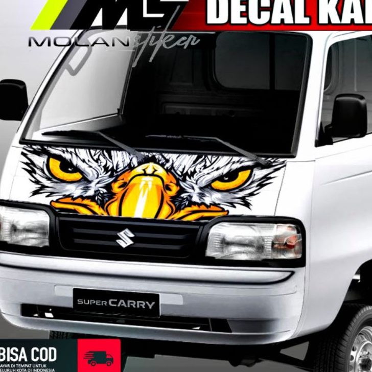 Terjamin  Decal Sticker Striping Variasi Kap/Kabin Suzuki Carry Futura & Mitsubishi Colt T120SS - De