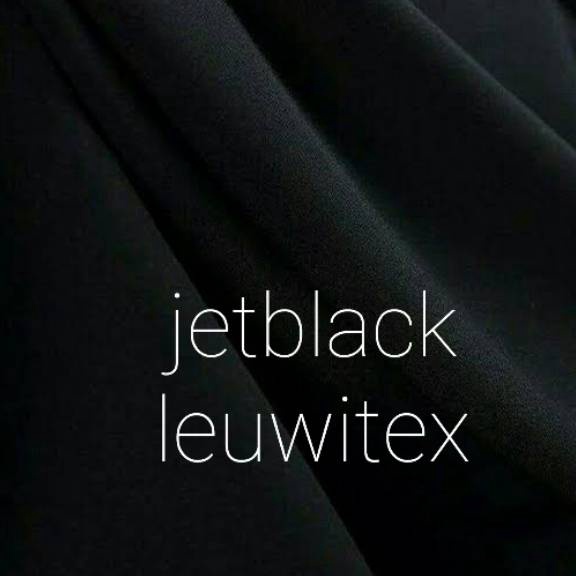 ➞✧✴ Kain jetblack woolpeach / jetblack kiara leuwitex Kirim Langsung