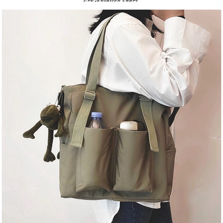 ZHTY8238 《packingaman》 SAES - Torenia Tas ToteBag Wanita Tote bag kain Sekolah Kuliah Kerja