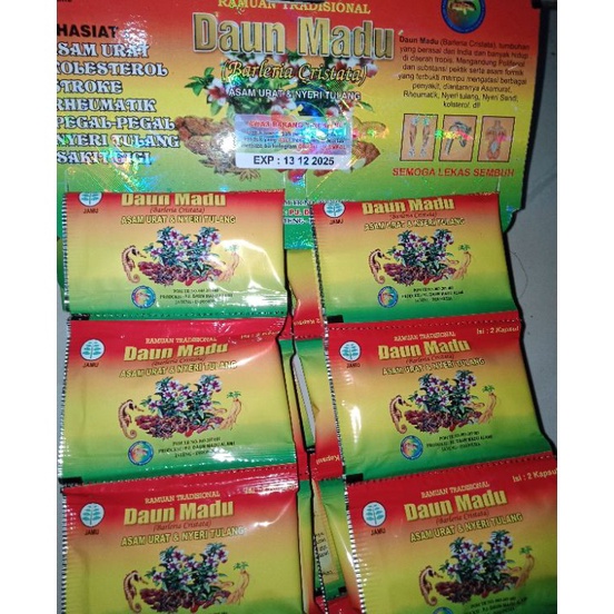 

TFPM0108 8.8 daun madu original 100%