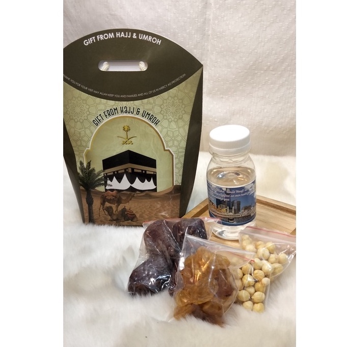 

VVHL4894 (Terbaik) Paket Oleh-oleh Haji dan Umrah / Souvenir Oleh oleh haji dan umroh / Isi paket murah dan simple / Hampers haji dan Umroh