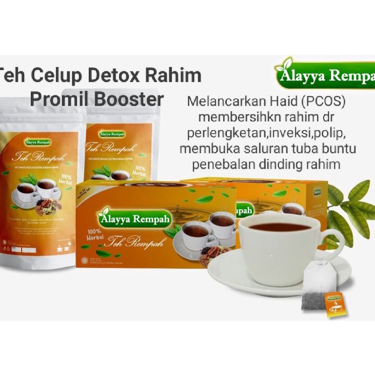 

Teh PROMIL Detox Rahim JSR,Melancarkan Haid,PCOS,terapi hormonal,Saluran Tuba