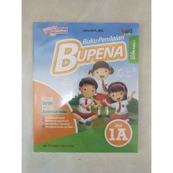 Buku bekas original Bupena untuk SD/Mi kelas 1 jilid 1A revisi by erlangga