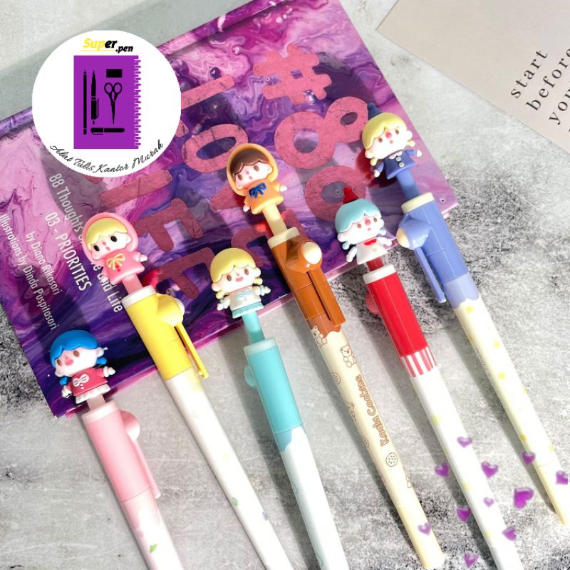 

PULPEN AESTHETIC ROLLING BALL BY SUPERPEN CUTE GIRL CEWE MAINAN ROLLING PEN BOLPEN ALAT-ALAT SEKOLAH AESTHETIC COD ORIGINAL