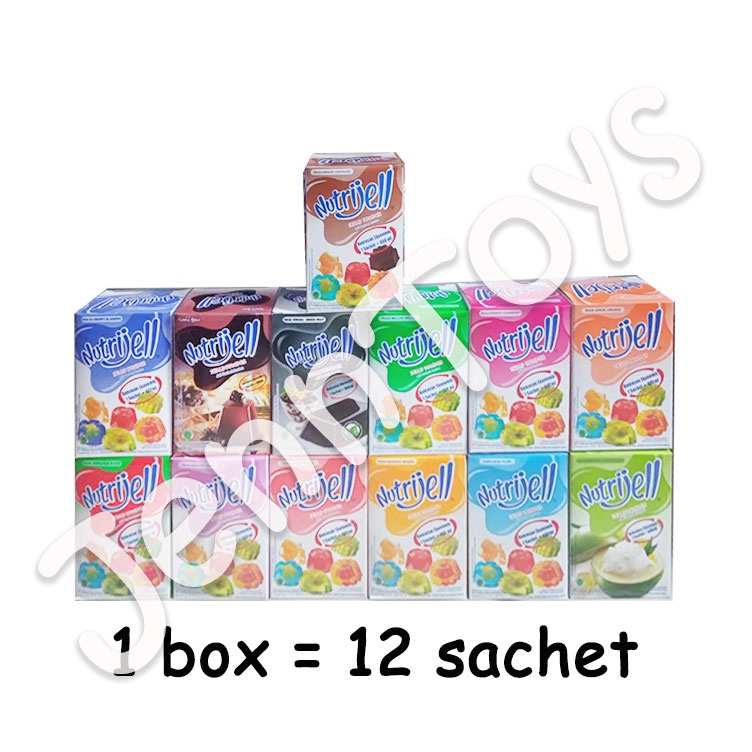 

☊↕⁑ JennToys - Nutrijel jelly rasa buah - NUTRIJELL EKO JUAL PER BOX Jual