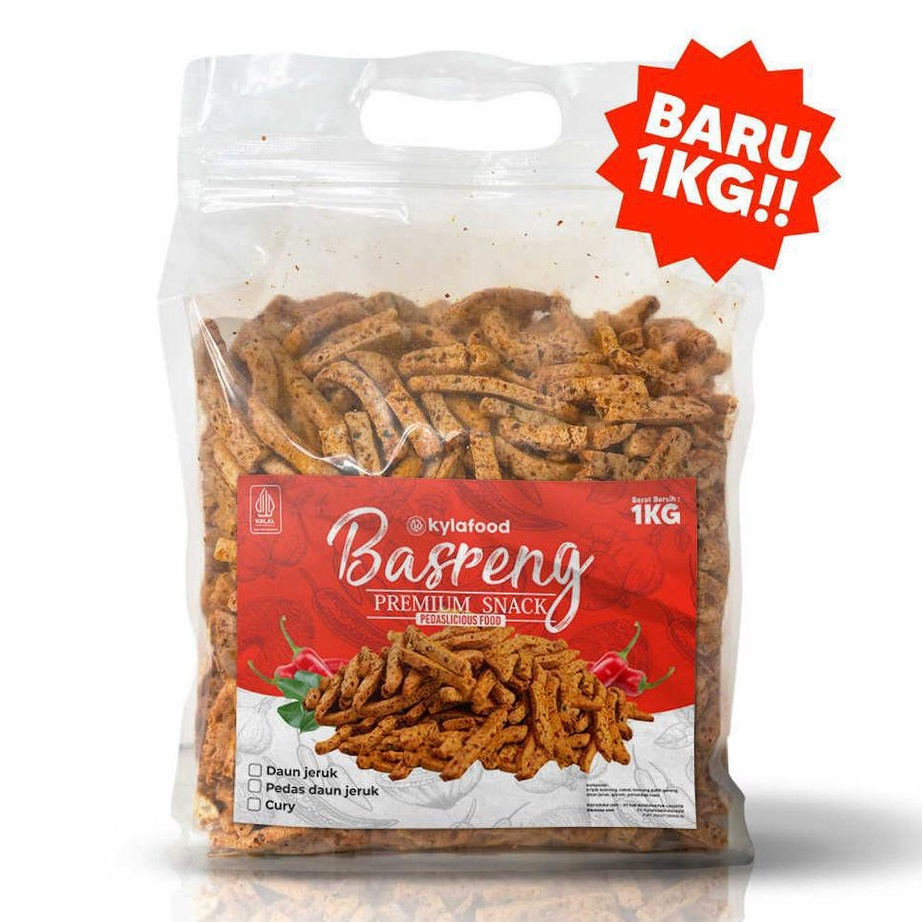 

Ready Stock Kylafood Basreng Pedas 1000g