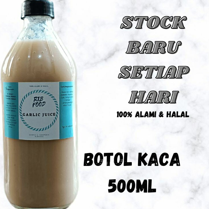 

500ml Jus Bawang Putih Tunggal (Botol Kaca)